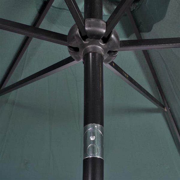 Slnečník SHUMEE – Slnečník záhradný, zelený 200 × 300 cm Vlastnosti/technológia