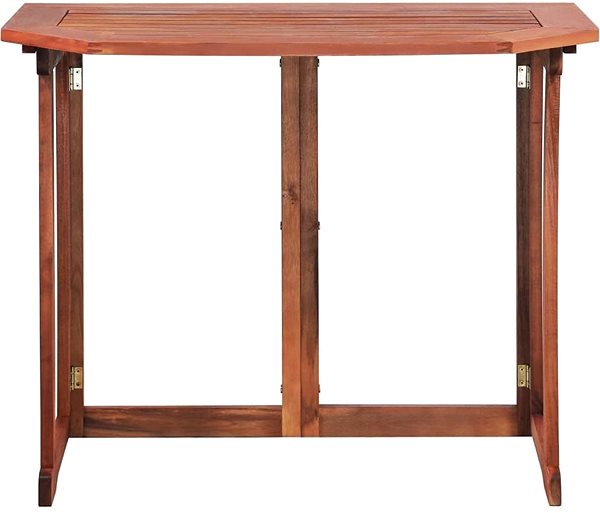 Záhradný stôl Bistro stolík 90 × 50 × 75 cm masívne akáciové drevo Screen