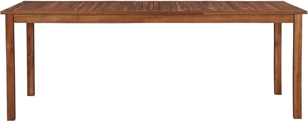 Záhradný stôl Záhradný stôl 200 × 90 × 74 cm masívne akáciové drevo Screen