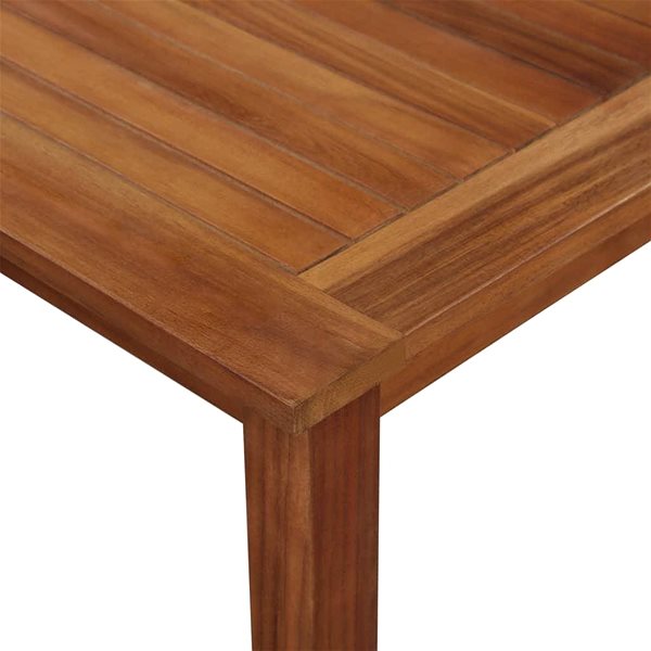 Záhradný stôl Záhradný stôl 85 × 85 × 74 cm masívne akáciové drevo Vlastnosti/technológia