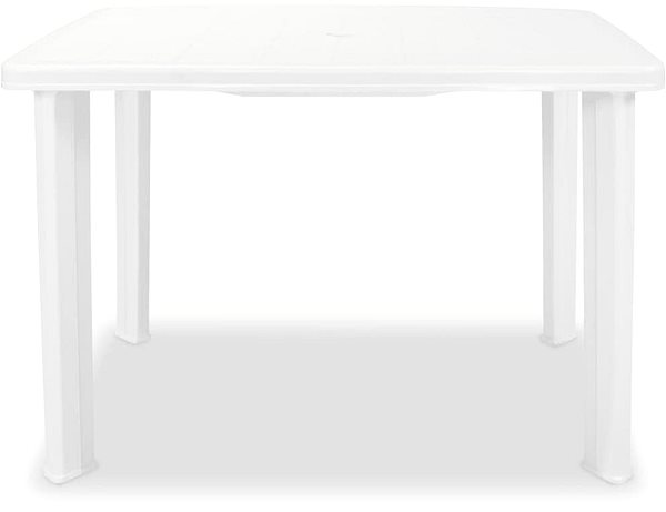 Záhradný stôl Záhradný stôl biely 101 × 68 × 72 cm plast Screen