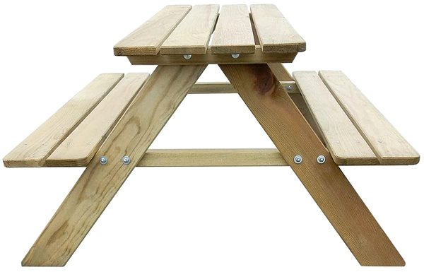 Záhradný stôl Detský piknikový stôl, 89 x 89,6 x 50,8 cm, borovica ...