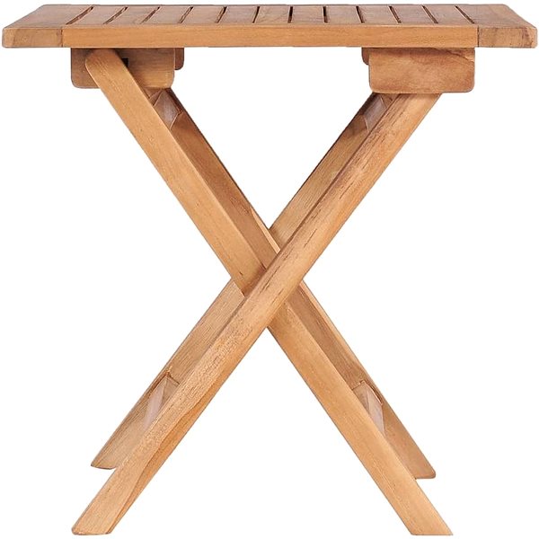 Záhradný stôl Skladací záhradný stôl 45 × 45 × 45 cm masívne teakové drevo ...