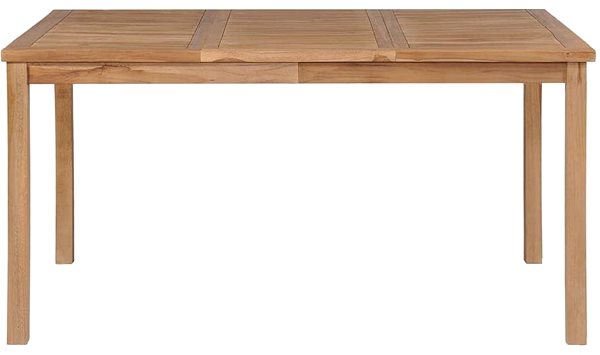 Záhradný stôl Záhradný stôl 150 × 90 × 77 cm masívne tíkové drevo Screen