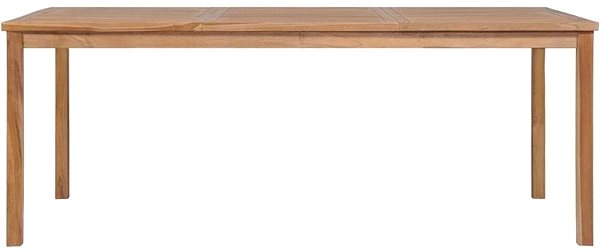 Záhradný stôl Záhradný stôl 200 × 100 × 77 cm masívne tíkové drevo Screen