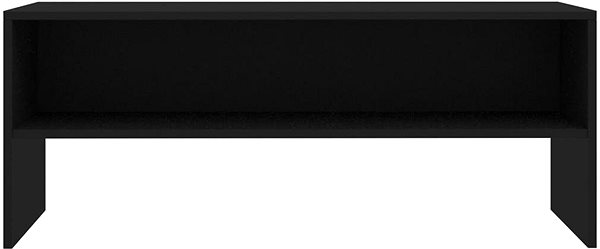 TV stolík TV stolík čierny, 100 x 40 x 40 cm, drevotrieska, 800046 ...