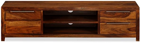 TV stolek TV stolek z masivního sheeshamového dřeva 120x30x30 cm ...