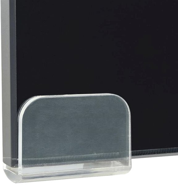 TV stolík TV stolík/podstavec na monitor sklo čierny 60 × 25 × 11 cm ...