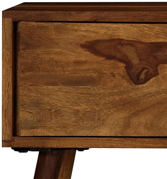 TV stolík TV stolík z masívneho sheeshamového dreva 140 × 50 × 35 cm ...