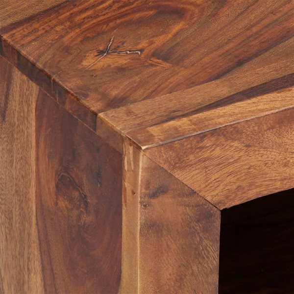 TV stolík TV stolík 120 × 30 × 40 cm masívne sheeshamové drevo ...