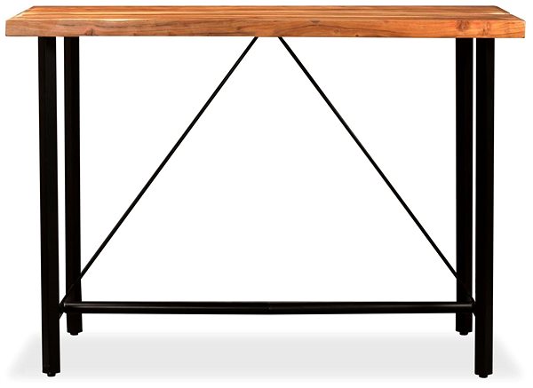 Barový stôl Barový stôl masívny akáciové drevo 150 × 70 × 107 cm 245437 ...