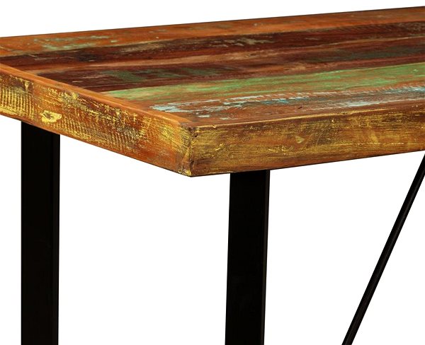 Barový stôl Barový stôl masívne recyklované drevo 120 × 60 × 107 cm ...