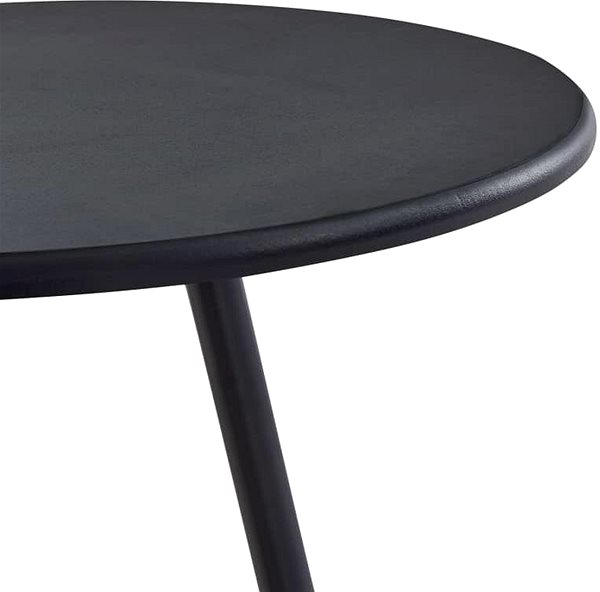 Barový stôl Barový stôl čierny 60 × 107,5 cm MDF ...
