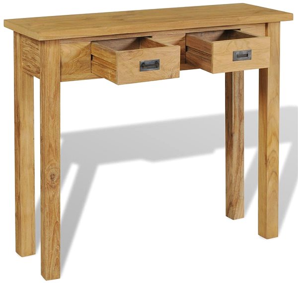 Konzolový stolík Konzolový stolík, masívny teak, 90 x 30 x 80 cm ...
