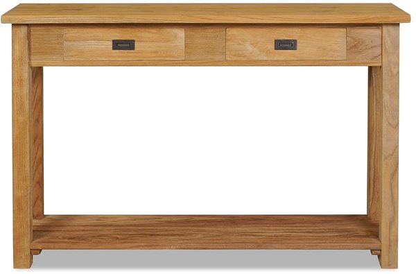 Konzolový stolík Konzolový stolík, masivny teak, 120 × 30 × 80 cm ...