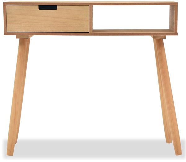 Odkládací stolek Odkládací stolek masivní borovice hnědý 80x30x72 cm ...