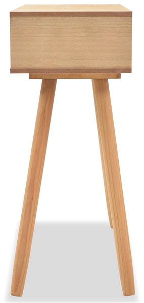 Odkládací stolek Odkládací stolek masivní borovice hnědý 80x30x72 cm ...