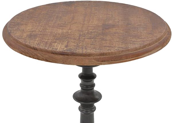 Odkladací stolík Koncový stolík z masívneho jedľového dreva 40 × 64 cm hnedý ...