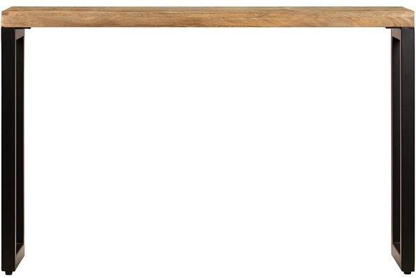 Konzolový stolík Konzolový stolík 120 × 35 × 76 cm masívny mangovník a oceľ ...