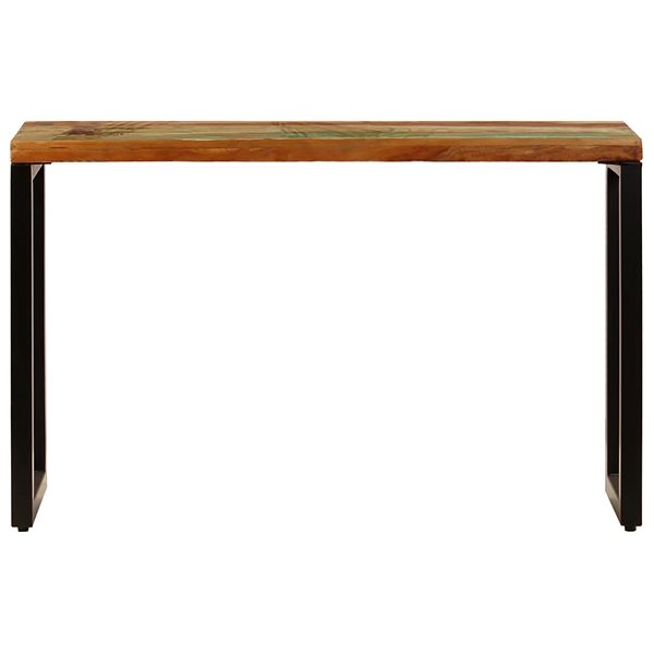 Konzolový stolík Konzolový stolík 120 × 35 × 76 cm masívne recyklované drevo a oceľ ...