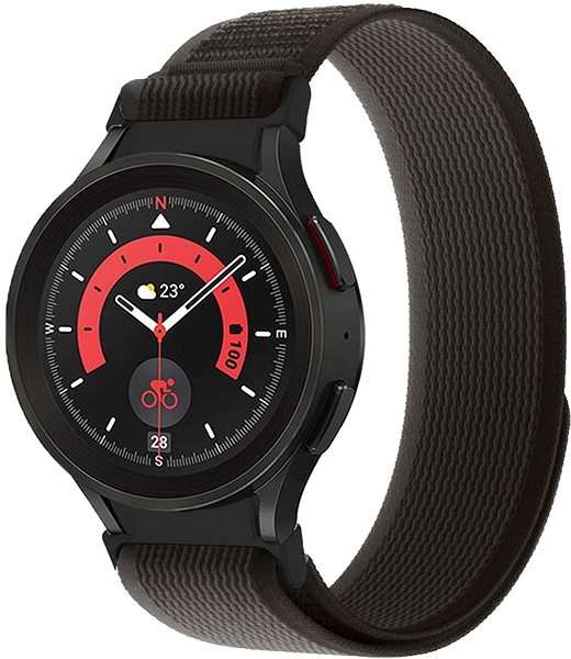 Armband Tech-Protect Nylon für Garmin Fenix 5 / 6 / 6 Pro / 7, black/orange ...