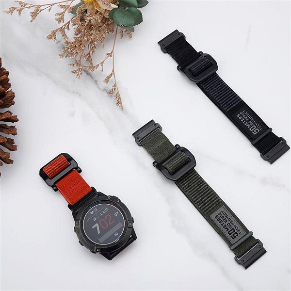 Armband Tech-Protect Scount für Garmin Fenix 3 / 5x / 6x / 6x Pro / 7x, orange ...