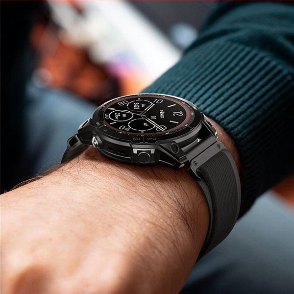 Szíj Tech-Protect Scount Garmin Fenix 5 / 6 / 6 Pro / 7 - black/orange ...