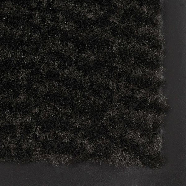 Rohožka Protiprachová obdĺžniková rohožka všívaná 120 × 180 cm čierna ...