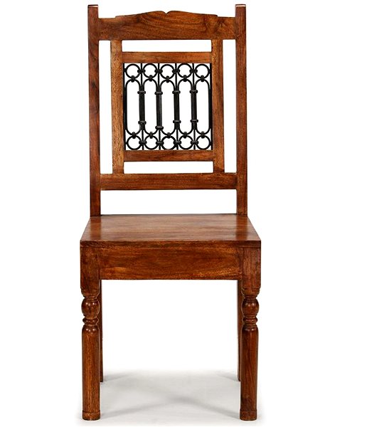 Jedálenská stolička Jedálenské stoličky 4 ks masív sheeshamový povrch klasický štýl ...