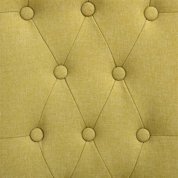 Jídelní židle Jídelní židle 6 ks zelené textil ...