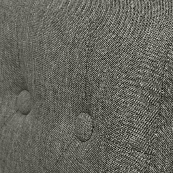 Jídelní židle Jídelní židle 2 ks světle šedé textil ...
