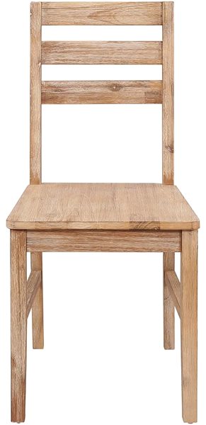 Jedálenská stolička Jedálenské stoličky 4 ks masívne akáciové drevo ...