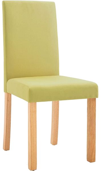 Jídelní židle Jídelní židle 2 ks zelené textil ...