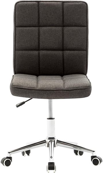 Jídelní židle Jídelní židle 2 ks tmavě šedé textil ...