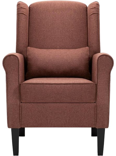 Křeslo SHUMEE relaxační křeslo se stoličkou, textil, tmavě šedé, 327579 Screen