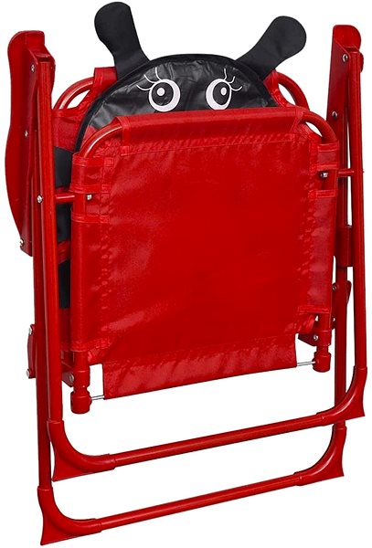 Zahradní židle Dětské zahradní židle 2 ks červené textil 48101 Vlastnosti/technologie