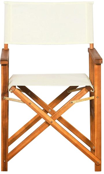 Záhradná stolička Režisérske stoličky 2 ks masívne akáciové drevo 45946 Screen
