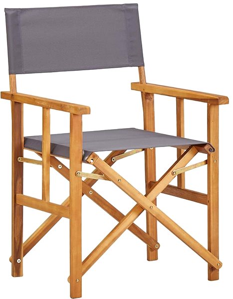 Záhradná stolička Režisérske stoličky 2 ks masívne akáciové drevo 45947 ...