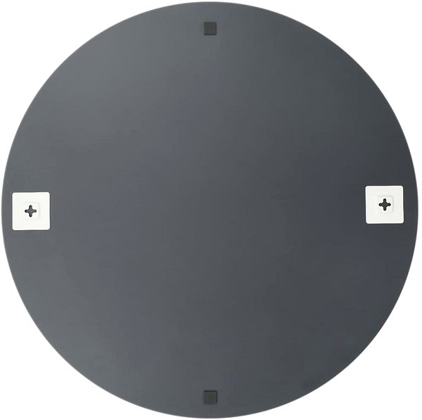 Zrkadlo Nástenné zrkadlá 2 ks 50 cm okrúhle sklo 3051627 ...