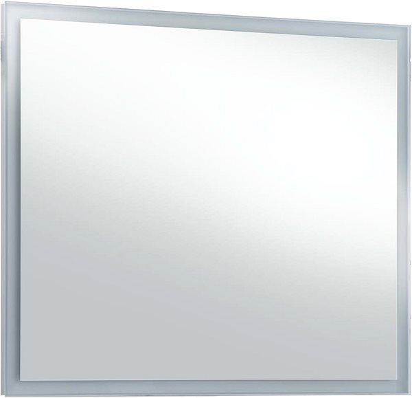 Zrkadlo Kúpeľňové nástenné zrkadlo s LED osvetlením 60 × 50 cm ...