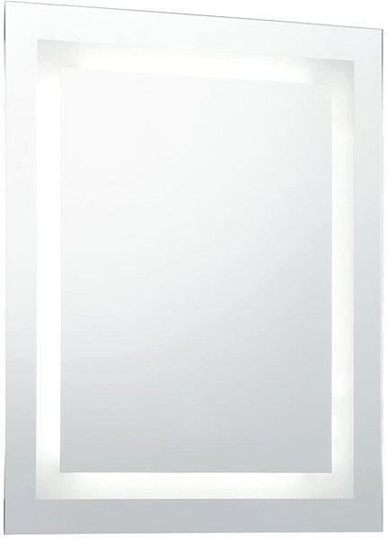 Zrkadlo Kúpeľňové zrkadlo s LED svetlami a dotykovým senzorom 50 × 60 cm ...