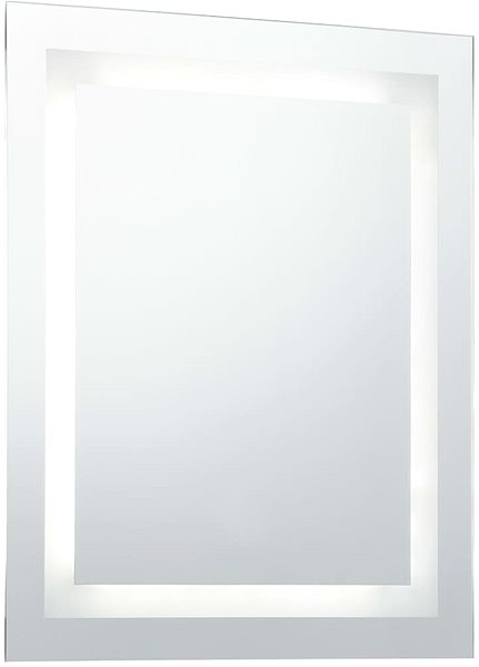 Zrkadlo Kúpeľňové zrkadlo s LED svetlami a dotykovým senzorom 60 × 80 cm ...