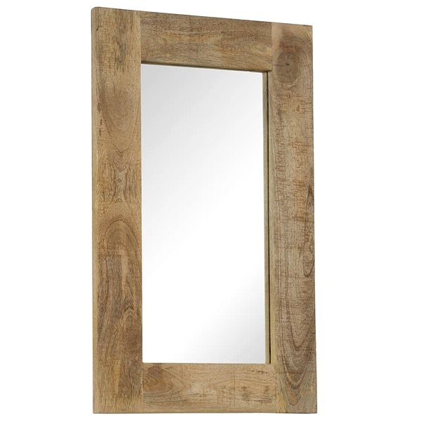 Zrkadlo Zrkadlo z masívneho mangovníkového dreva 50 × 80 cm ...