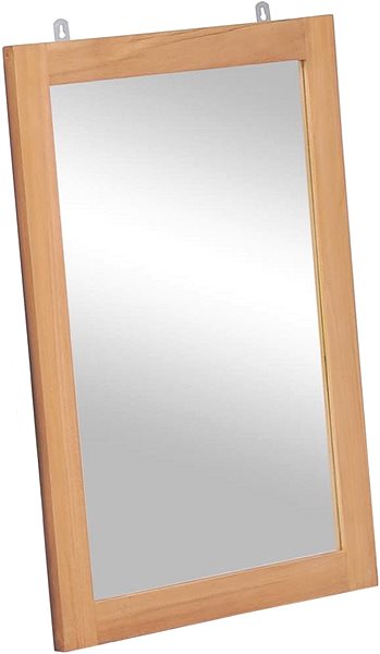 Zrkadlo Nástenné zrkadlo z masívneho teaku 50 × 70 cm ...