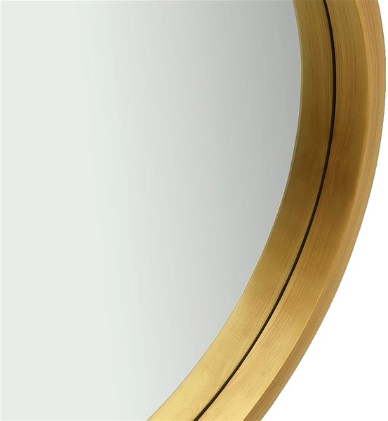 Zrkadlo Nástenné zrkadlo s popruhom 40 cm zlaté ...