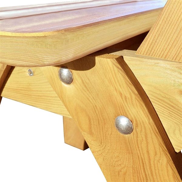 Záhradný nábytok Pivný stôl s 2 lavicami impregnované borovicové drevo 273754 Vlastnosti/technológia