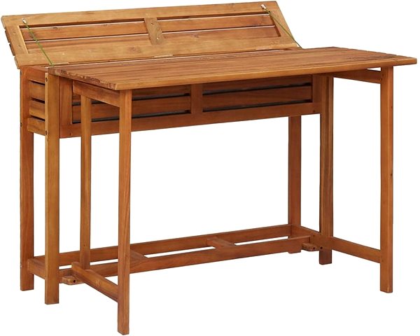 Záhradný nábytok Záhradný stolík s hrantíkom a 2 bistro stoličkami masívna akácia 45910 45910 Vlastnosti/technológia