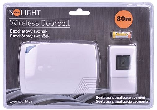 Doorbell Solight Wireless Bell, Battery (1L08) Packaging/box