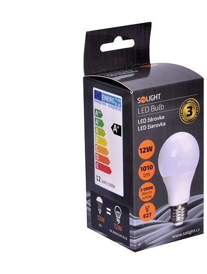 LED-Birne Solight LED Spot GU10 5 Watt - 3000 K Verpackung/Box
