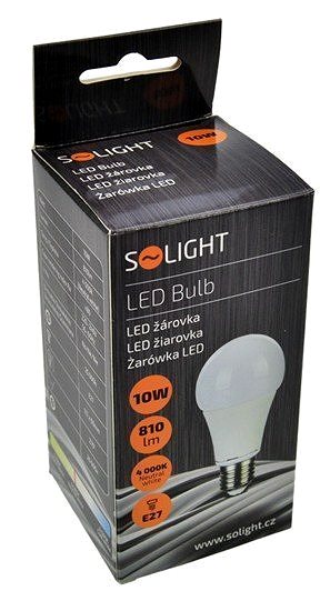 LED-Birne Solight LED Birne E27 10 Watt - 4000 K Verpackung/Box